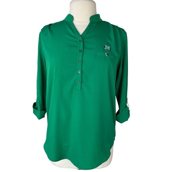 UG Apparel Marshall Thundering Herd Shirt Womens Small Green NCAA - Picture 1 of 8